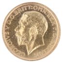 1915 George V Large Head Australia Full Sovereign Coin