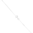 9ct White Gold 0.17cts Diamond and Emerald Pendant and 16" Chain by Anya Belle