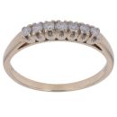 9ct Yellow Gold 0.25ct Brilliant Cut Diamond Eternity Ring