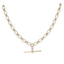 9ct Yellow Gold Fancy T-Bar Chain 20"