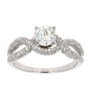 18ct White Gold 1.55ct Diamond Solitaire Ring