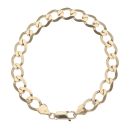 9ct Yellow Gold Curb Bracelet 7.5"