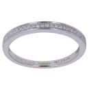 Vera Wang 18ct White Gold 0.15ct Brilliant Cut Diamond Half Eternity Ring