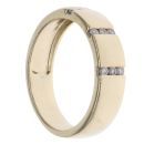 9ct Yellow Gold 0.15ct Brilliant Cut Diamond Fancy Ring