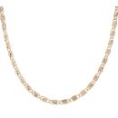 9ct Yellow Gold Swirl Link Chain 16"