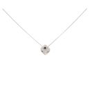 18ct White Gold 1.00ct Diamond Dice Pendant And Chain 16"
