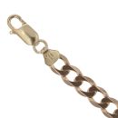 9ct Yellow Gold Curb Bracelet 8"