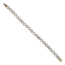 9ct Yellow Gold Cubic Zirconia Bracelet 7.5"