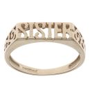 9ct Yellow Gold Sister Fancy Ring