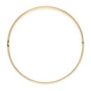 9ct Yellow Gold Square Cut Hinged Bangle