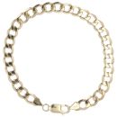 9ct Yellow Gold Curb Bracelet 9"