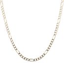 9ct Yellow Gold Figaro Chain 22"