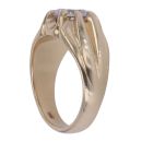 9ct Yellow Gold Cubic Zirconia Solitaire Ring