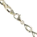 14ct Yellow and White Gold Greek Key Chain 24"