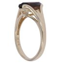 9ct Yellow Gold Smoky Quartz Marquise Fancy Ring
