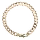 9ct Yellow Gold Curb Bracelet 7.5"