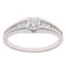 18ct White Gold 0.50ct Brilliant Cut Diamond Ring