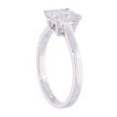 18ct White Gold 1.51ct Diamond Solitaire Ring by Anya Belle