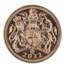 2022 Elizabeth II Fifth Portrait UK Full Sovereign Coin