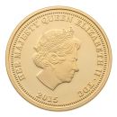 2015 Churchill 50th Anniversary Tristan Da Cunha 1 Pound Coin Coin Boxed