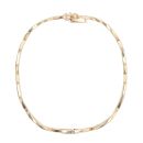9ct Yellow Gold Hinged Wave Bangle