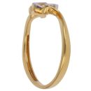 22ct Yellow and White Gold Om Ring