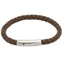 Unique & Co Dark Brown Leather Bracelet