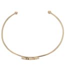 9ct Yellow Gold Three Square Onyx Torque Bangle