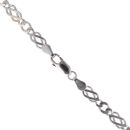 9ct White Gold Celtic Chain 18"