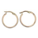 9ct Yellow Gold Moon Dust 15mm Hoop Earrings