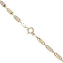 14ct Yellow And White Gold Greek Key Chain 24"