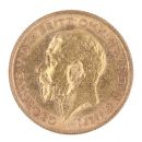 1913 George V Large Head UK Half Sovereign Coin