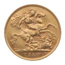1910 Edward VII Large Head UK Half Sovereign Coin