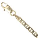 14ct Yellow Gold Anchor Bracelet 8"