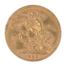 1899 Victoria Old Head UK Full Sovereign Coin
