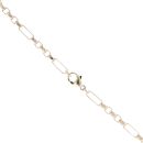 9ct Yellow Gold Rectangle Fancy Chain 18"