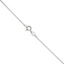 Silver Patterned Oval Locket and Chain 18" By Icesia