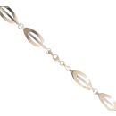 9ct Yellow and White Gold Fancy Chain 18"