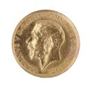 1915 George V Large Head UK Full Sovereign Coin