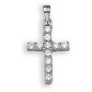 18ct White Gold 0.50ct Diamond Cross