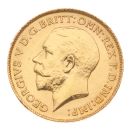 1915 George V Large Head UK Half Sovereign Coin
