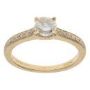 18ct Yellow Gold 0.60ct Brilliant Cut Diamond Solitaire Ring