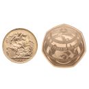 1922 & 2022 100th Anniversary Of Our BBC UK Sovereign Set of 2 Coins Boxed with Proof