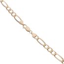 9ct Yellow Gold Figaro Chain 22"
