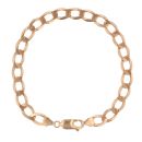 9ct Yellow Gold Curb Bracelet 7.5"