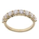 14ct Yellow Gold 1.50ct Brilliant Cut Diamond Half Eternity Ring