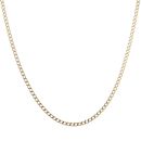 9ct Yellow Gold Curb Chain 18"