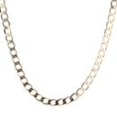 9ct Yellow Gold Curb Chain 20"
