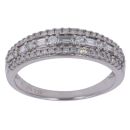 9ct White Gold 0.33ct Brilliant Cut Diamond Fancy Ring