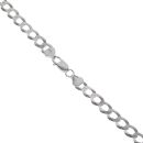 Silver Curb Chain 24" By Icesia